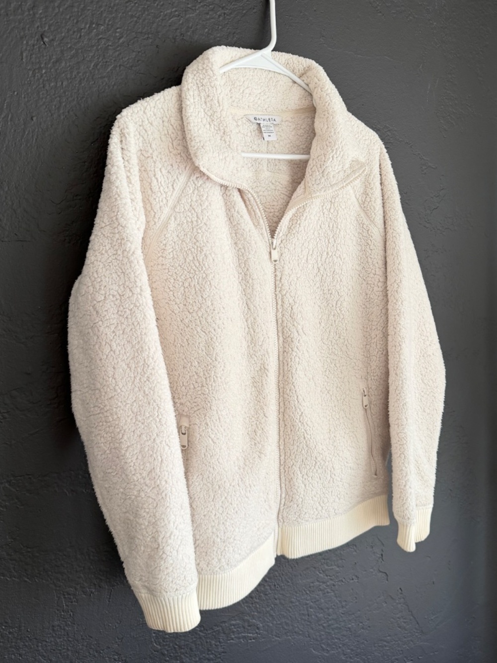 Athleta Tugga Sherpa Full-zip Fleece Jacket | Women's Medium